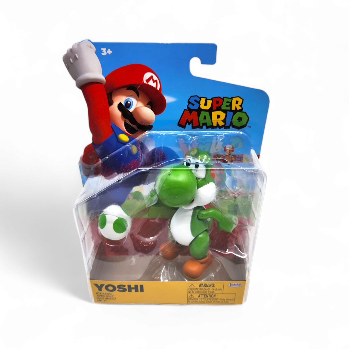 Nintendo Super Mario: 4-Inch Figure Green Yoshi With Egg By Jakks