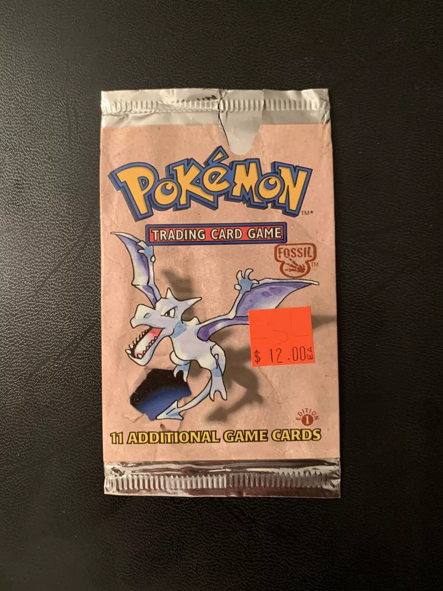 Fossil 1st Edition Aerodactyl Art Work Booster Pack (EMPTY