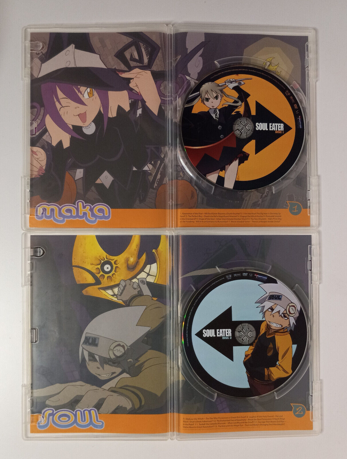 Soul Eater Part One & Two Lot of 2 Anime DVD - Episodes 1 - 26