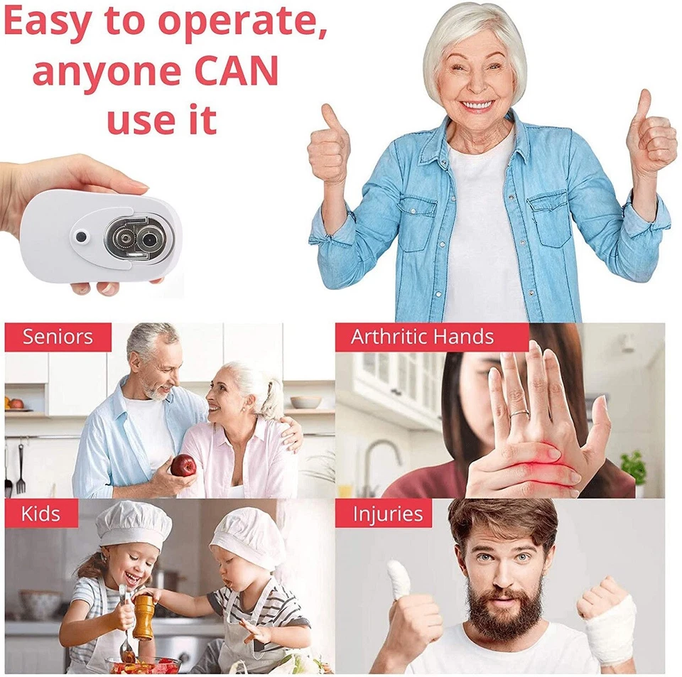 Kratax Electric Can Opener Opens Any Can Shape, One Touch, Auto Stop by Smart - Image 4 of 4