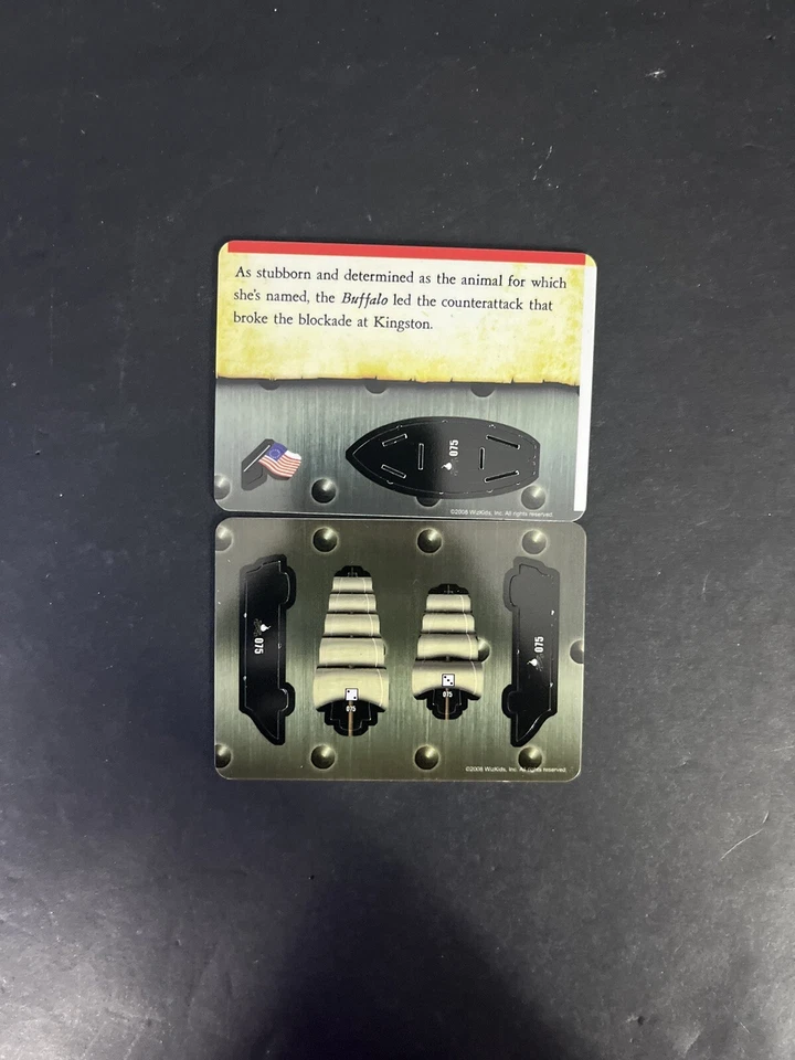 Wizkids Pirates Pocketmodel - USS Buffalo Collectible Ship - Image 2 of 2