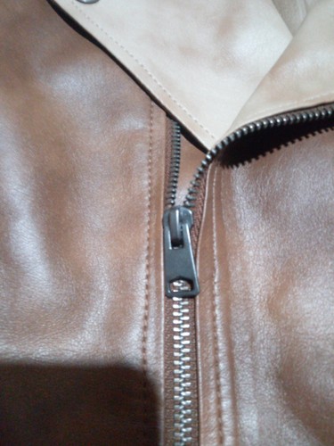 NWT Men's BrownINC International Concepts Faux Leather Jacket Size XL - Picture 3 of 15