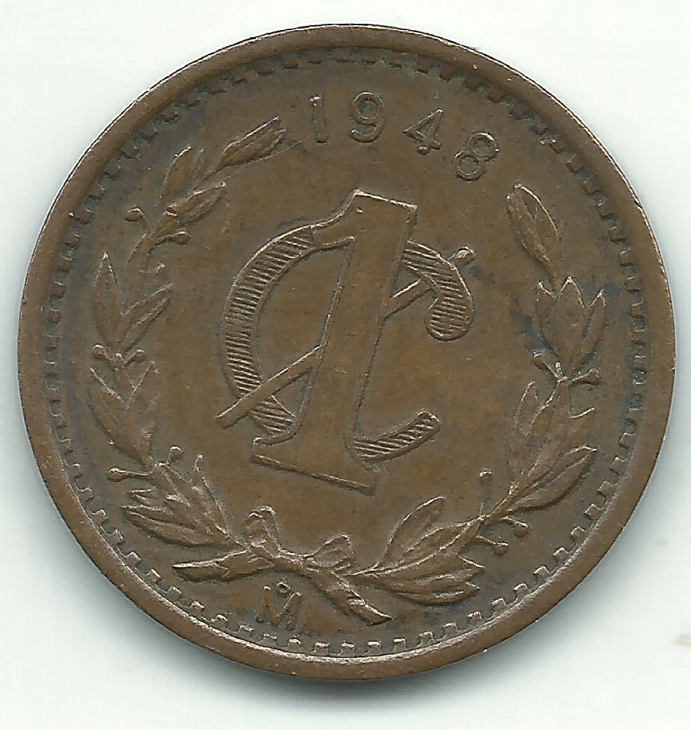 ペルー 1CENTAVO 1センタボ 1ケンタボ 1948年 1 Centavo 1948 Year