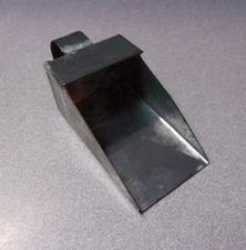 Small Handmade Primitive Antique Vintage Metal Scoop
