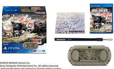 Sony Playstation Vita God Eater 2 Fenrir Edition Khaki Black Handheld System For Sale Online Ebay