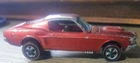 Hot Wheels Redlines 1967 Custom Mustang Red diecast Toy Car