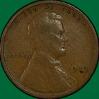 1909-VDB Lincoln Wheat Cent Fine F Coin #33662