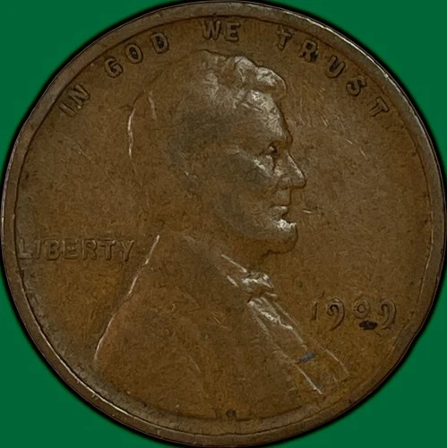 1909-VDB Lincoln Wheat Cent Fine F Coin #33662