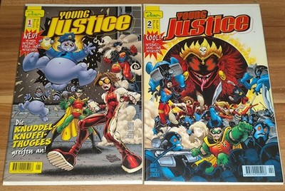 DC Dino Comics - Young Justice Nr. 1 + Nr. 2 (Februar/März 2000) NEU
