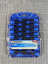 JOBSMART 15-Piece Precision Screwdriver Set - Chrome Vanadium Steel - New