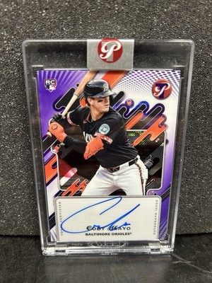 2025 Topps Pristine Coby Mayo RC Pristine Auto Purple /99 PA-CMA Orioles