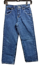 Wrangler Boys Jeans size 10 Regular Blue Denim 100 Cotton