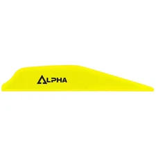 Bohning Alpha Vanes Neon Yellow 100 pk.