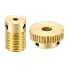 Worm Gear Set 0.5 Module 1:40 Reduction Rate(Gear-6mm Bore, Rod 3mm Bore)