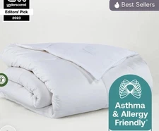 NWT $235 SIJO Airy Weight Cooling Eucalyptus Duvet Insert QUEEN White