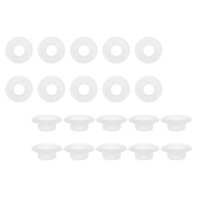 #ad 40 Pcs Bottle Gasket Replacement Silicone Jar Gaskets Leak Proof Caps $16.89