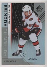 2018-19 SP Game Used Authentic Rookies Rainbow 23/297 Max Lajoie Maxime #113 n3e