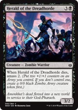 x4 Herald of the Dreadhorde - War Of The Spark - NM - MTG