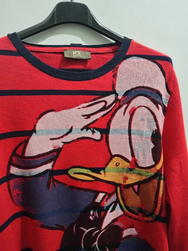 Maglia Maglione Iceberg Donald Duck Paperino Disney - Imagen 2 de 4