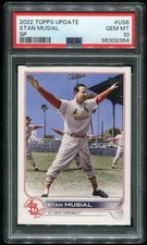 2022 Topps Update #US6 Stan Musial Legend Variation SP HOF PSA 10 (96309364)