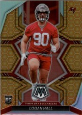 2022 Panini Mosaic Honeycomb #380 Logan Hall - FB