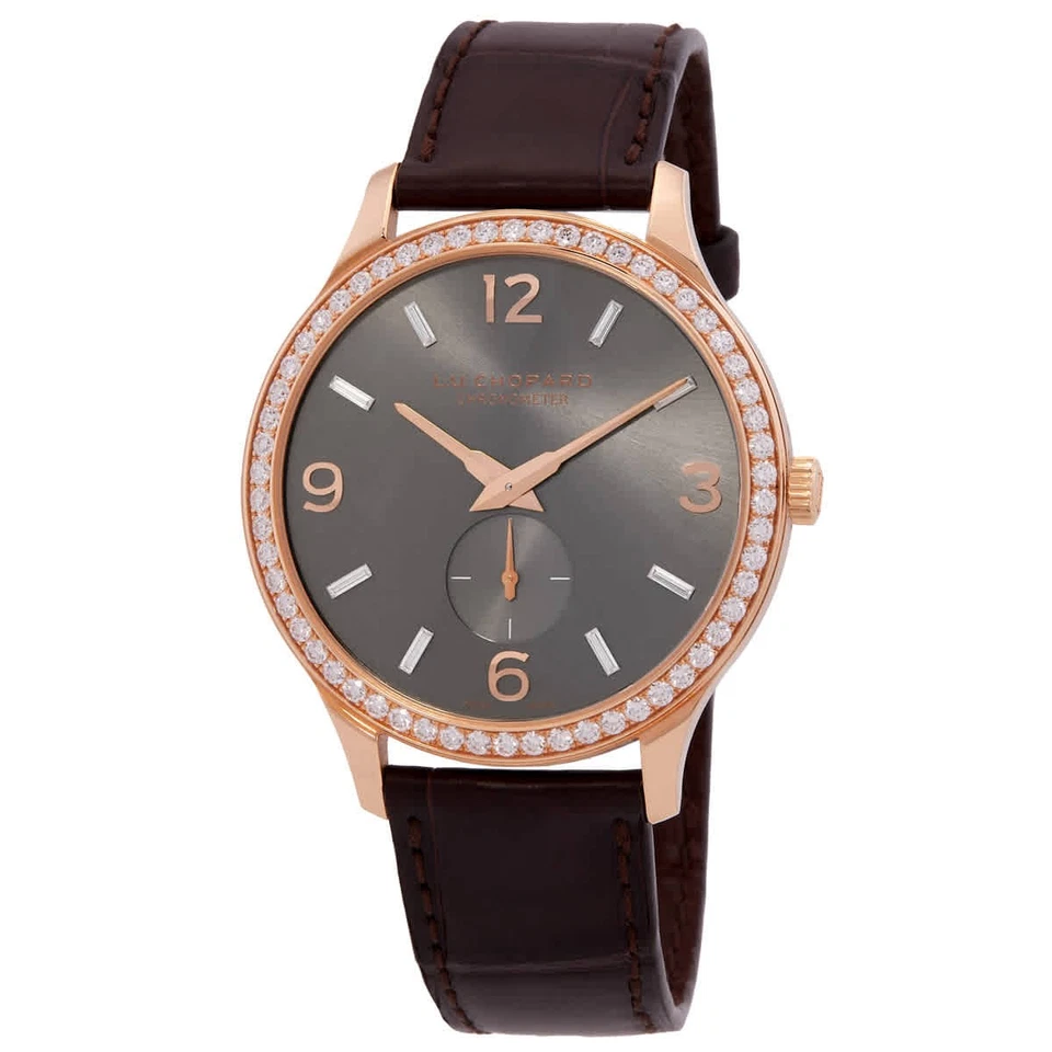 Chopard L.U.C. XPS Automatic Chronometer Diamond Gray Dial Ladies Watch