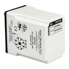 Macromatic Pcpu 3 Phase Monitor Relay, Spdt, 500Vac, 8 Pin