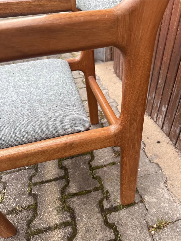 Teak Stuhl Danish Design Vintage 70 Er Jahre Chair Sessel - Bild 4 von 4