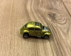 Vintage 1967 Hot Wheels Redline Custom Volkswagen Yellow Green Crane Cams