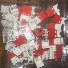 Panduit CJ688TGRD Mini-com, Lot Of 10pcs, Genuine Panduit In Very Good Condition