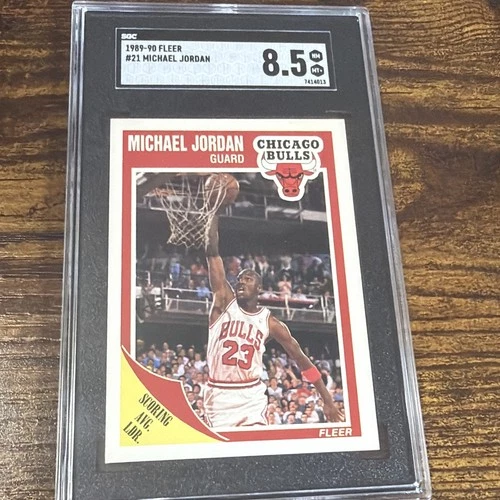 1989-90 Fleer - Michael Jordan #21. SGC 8.5