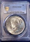 1934 PCGS MS62 U.S. Peace Dollar