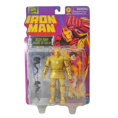 Figura de acción Hasbro Iron Man modelo 01 oro Marvel Legends - Imagen 1 de 4