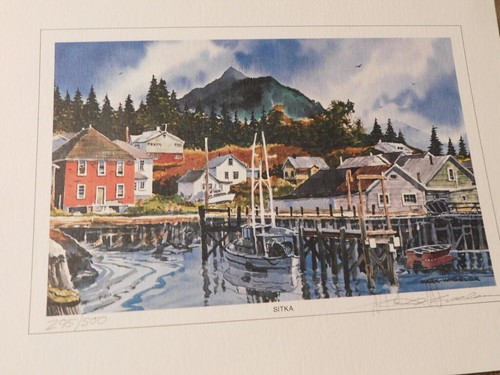 Mark Wheeler Southeast Alaska Print Art Sitka Skagway Ketchikan 3 Print lot # - Picture 11 of 16