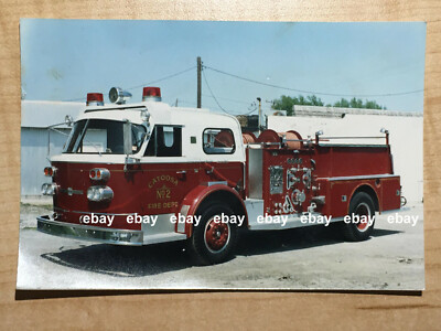 Catoosa OK 1967 American La France pumper Ex Joplin MO Fire Apparatus Photo A20