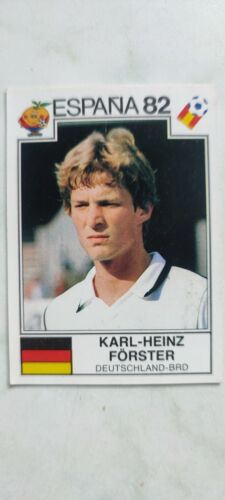 PANINI Sticker Karl Heinz Förster, Deutschland, German WM 1982 Spanien AUFKLEBER - Bild 1 von 2