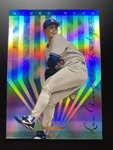 '90s Vintage ** 1995 Leaf Limited #64 Hideo Nomo RC ROOKIE Baseball Card Dodgers
