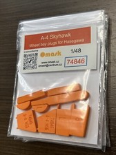 1/48 Omask Wheel Bay Plugs #74846 A-4 Skyhawk For Hasegawa