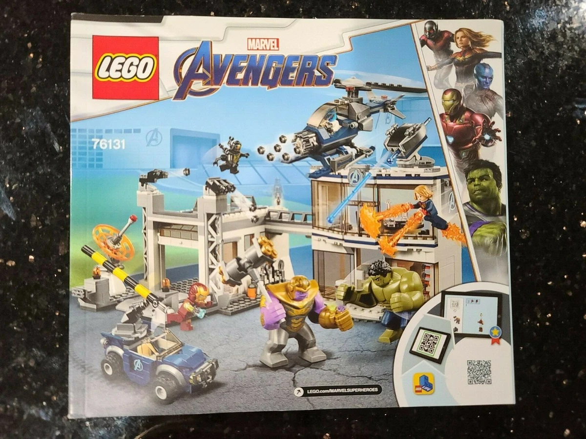 Manual lego avengers sale