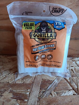 Gorilla Glue Sticks Clear/Opaque 75/Pack (3027502) 8a