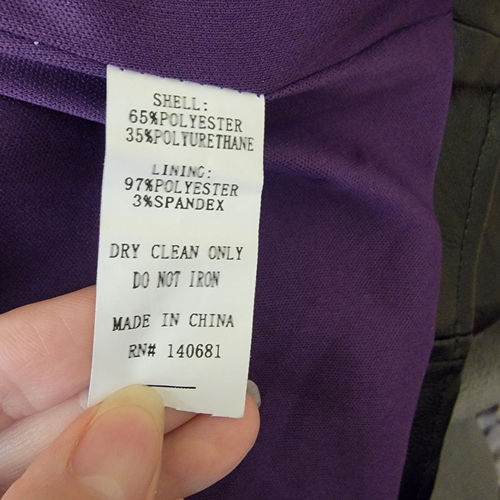 Unique Vintage Black Corpse Bride Vegan Leather Jacket, Size XL (14), $75 NWT - Picture 8 of 9