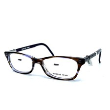 Robert Marc 286-184 Eyeglasses Frames Brown Purple Horn Cat Eye 48-16-130