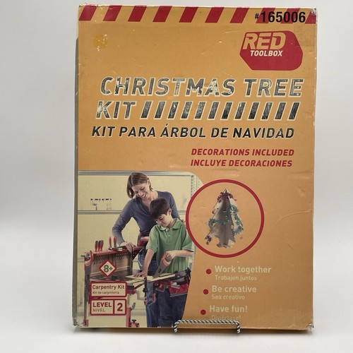Wooden Christmas Tree Building Kit Learning Carpenter Skills For Kids 8+ Years - Picture 2 of 14