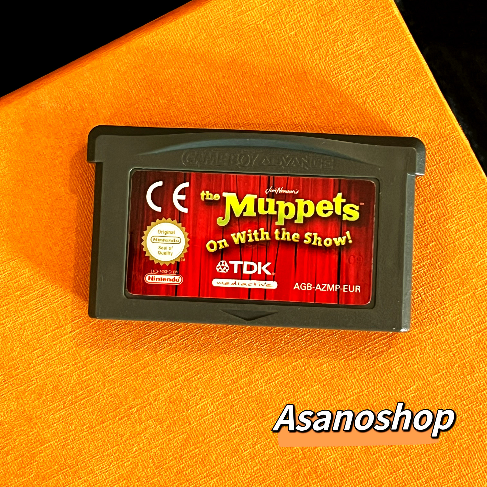 THE MUPPETS ON WITH THE SHOW !   Nintendo Game Boy Advance GBA - EUR