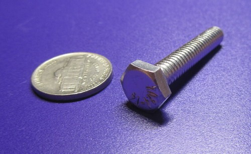 Cap Screw Bolt, Full Thread, Aluminum, 1/4"-20 x 1 1/2" Length, 10 pc - Picture 10 of 12