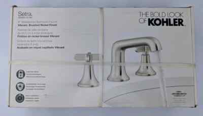 Kohler Setra R29666-3D-BN 8'' Widespread Bathroom Faucet - Vibrant Brushed Nickel