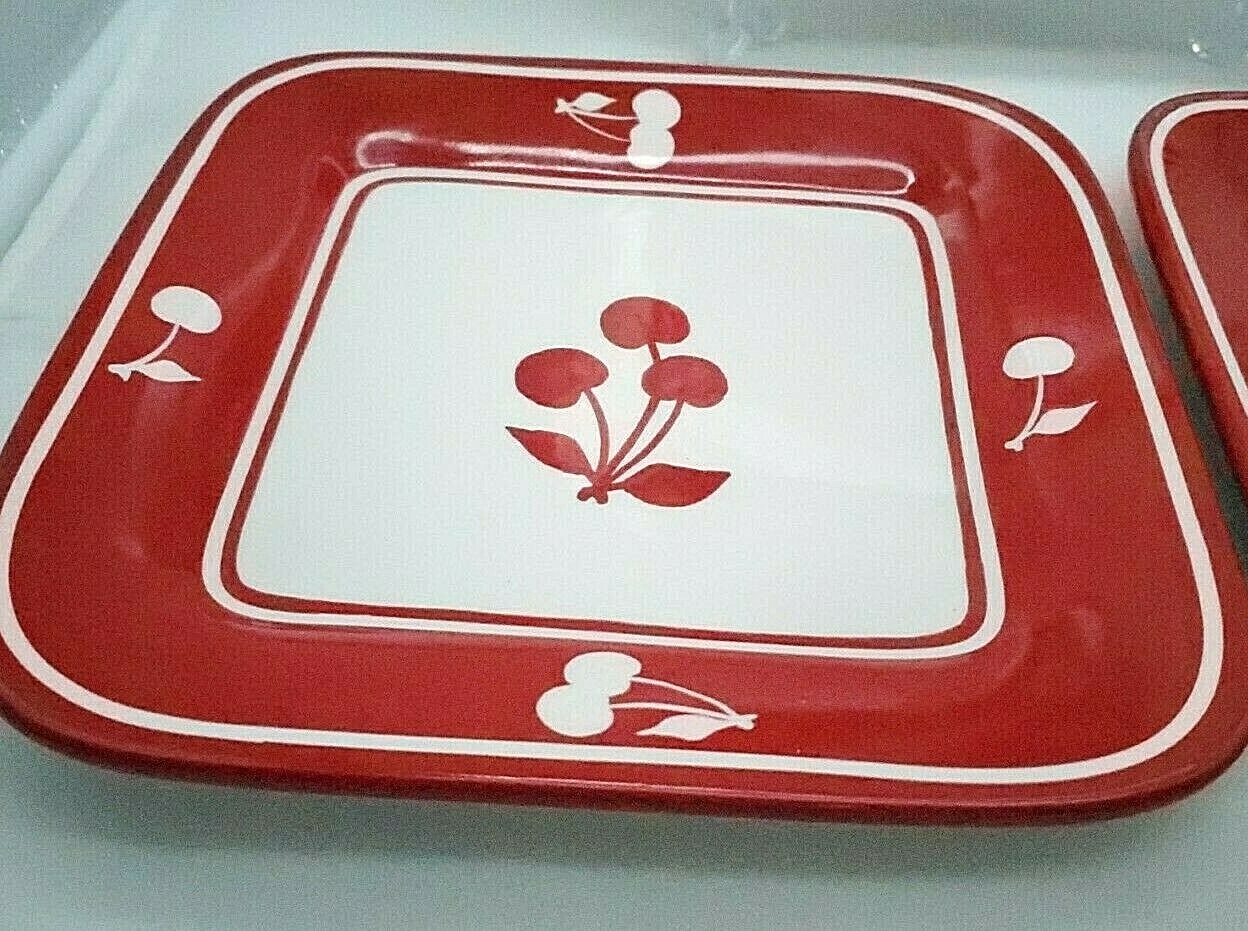 SONOMA "CHERRIES JUBILEE" PLATE SET (3 PIECE) eBay