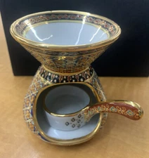 Essential Spa Oil Burner Buran Benjarong Thailand Premium Gift