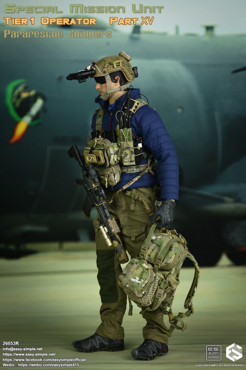 Easy&Simple 1/6 26053R SMU Tier1 Operator Part XV Pararescue