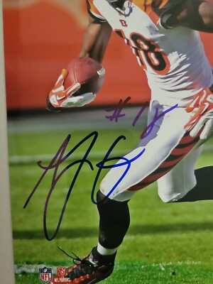 A.J. Green Signed Cincinnati Bengals 8x10 Photo Beckett Auto